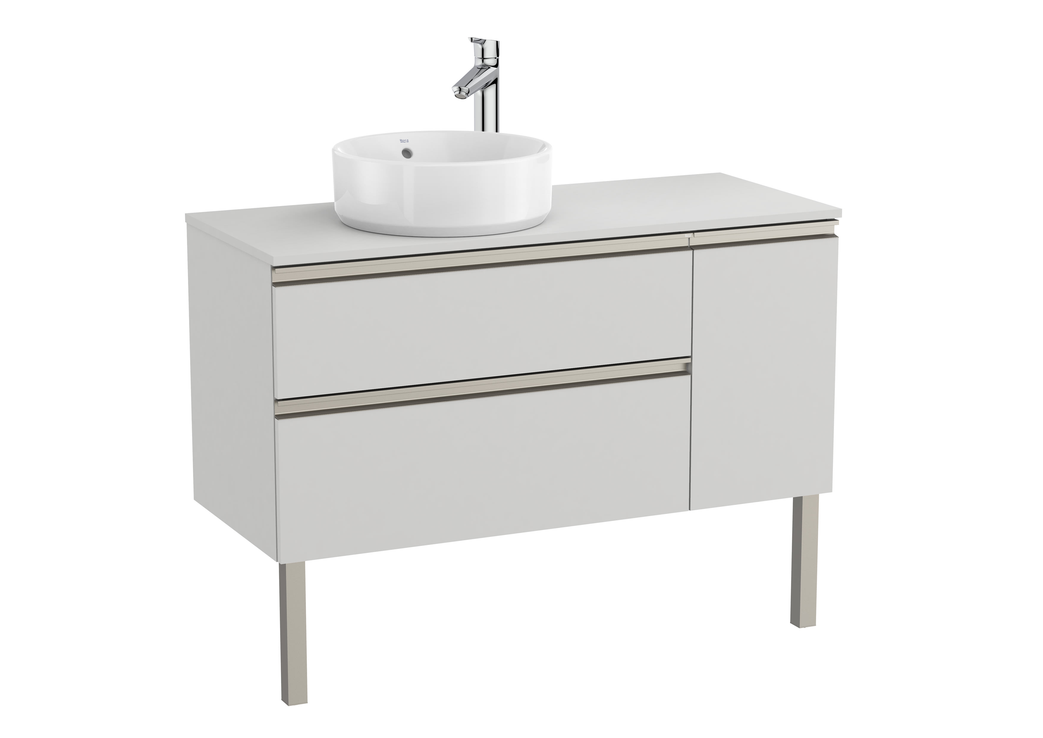 Върху мебел Arctic grey The Gap A851505447 Roca
