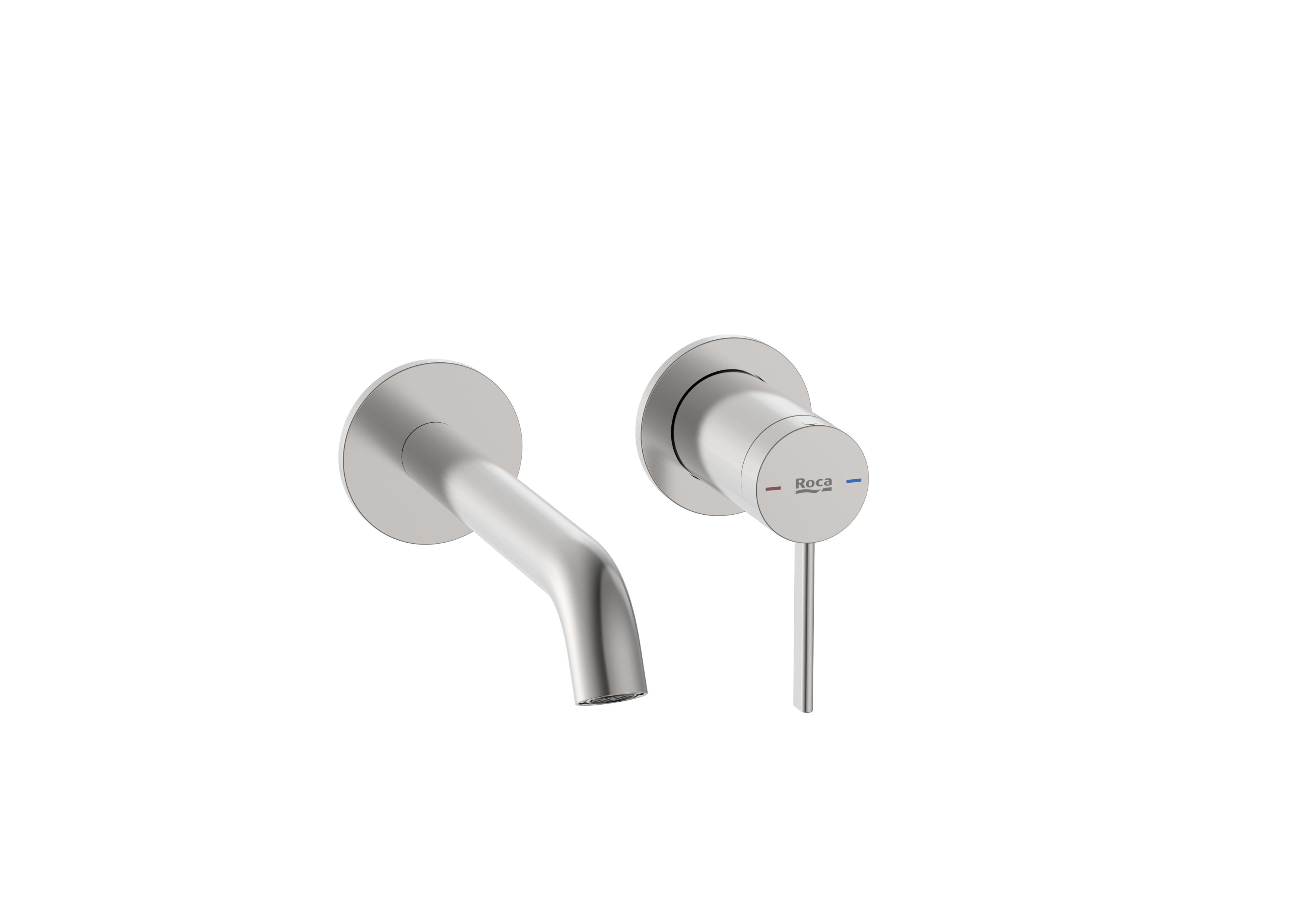 Смесителни батерии за умивалници Stainless Steel Finish  Ona A5A359ESM0 Roca