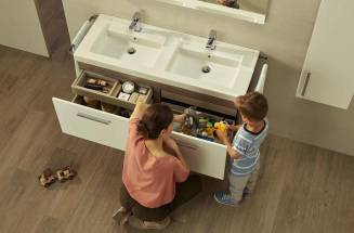 Prisma high-capacity bathroom furniture unit